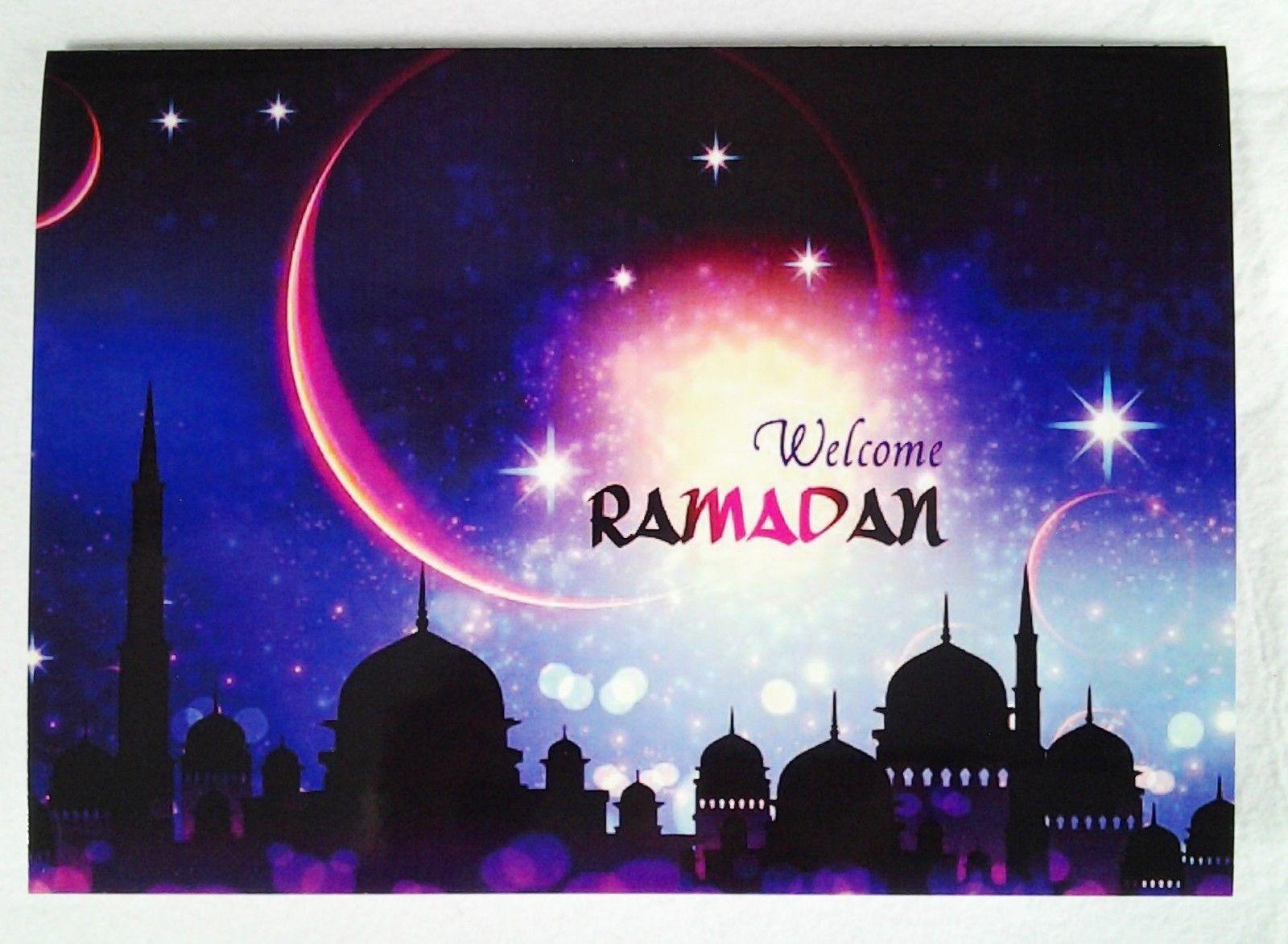 A5 Eid Mubarak Ramadan Card Happy Eid Muslim Greeting Cards Islamic Art/Gift - Islamic Shop