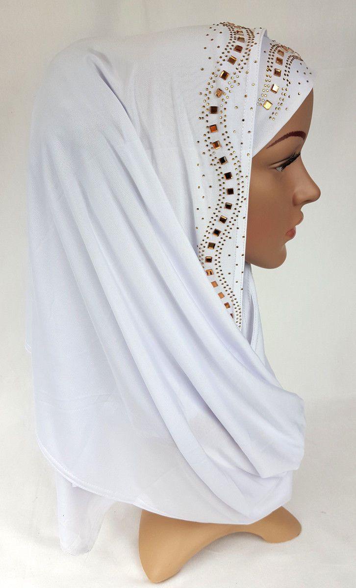 Slip On Instant Amira Style VISCOSE on-the-go Hijab Scarf ASZ0104 - Arabian Shopping Zone