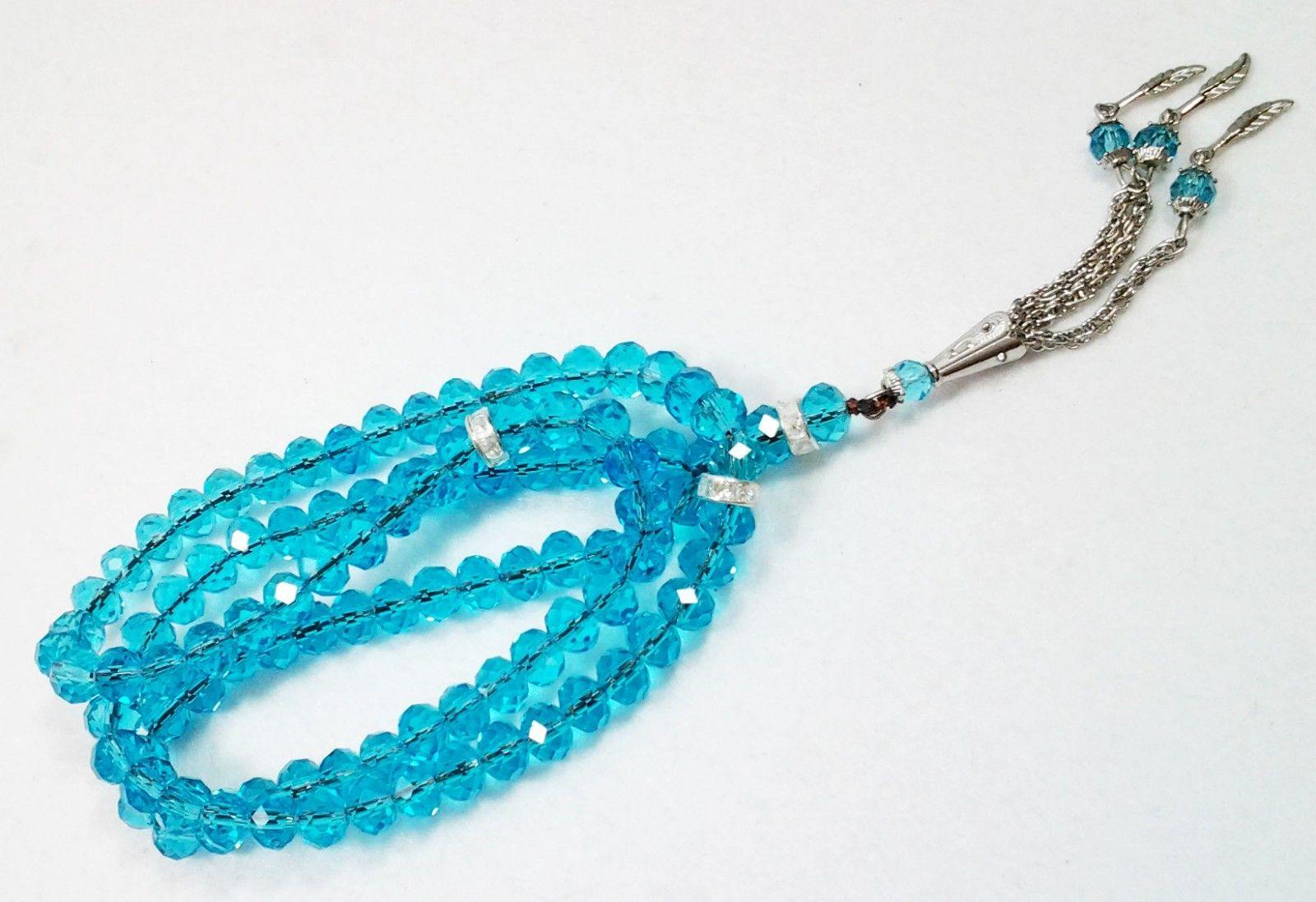 8mm Crystal Muslim Prayer Beads 99 Masbaha - Arabian Shopping Zone