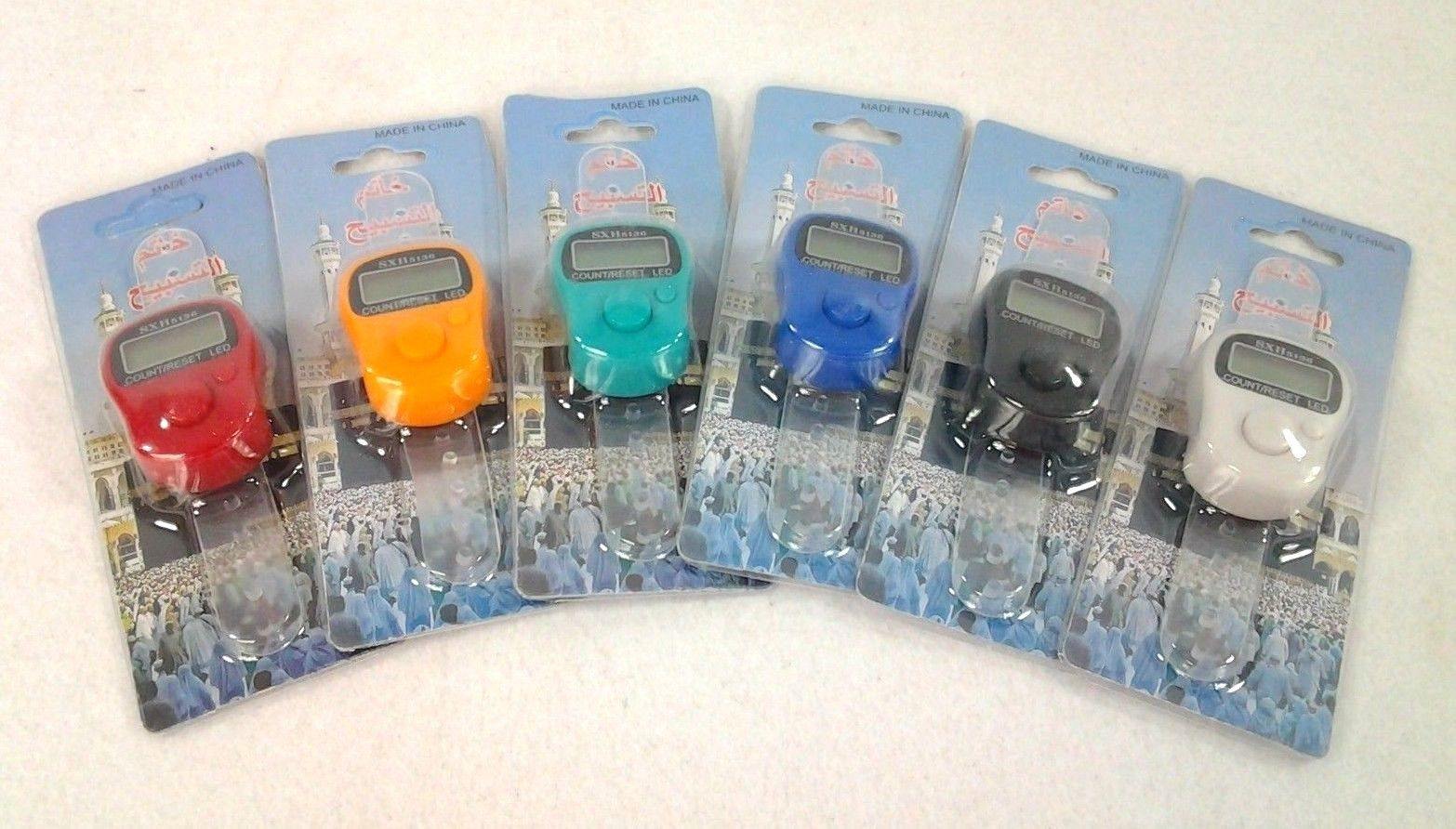 5-Digit Muslim Digital Finger Tasbeeh Counter Masbaha with LED (MiniTorch) - Islamic Shop