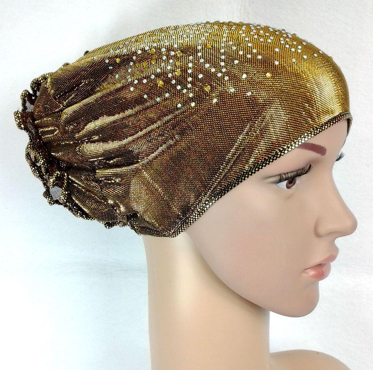 SHINING THREADS RHINESTONE Muslim Inner Caps Islamic Underscarf Hats Ninja Hijab - Arabian Shopping Zone
