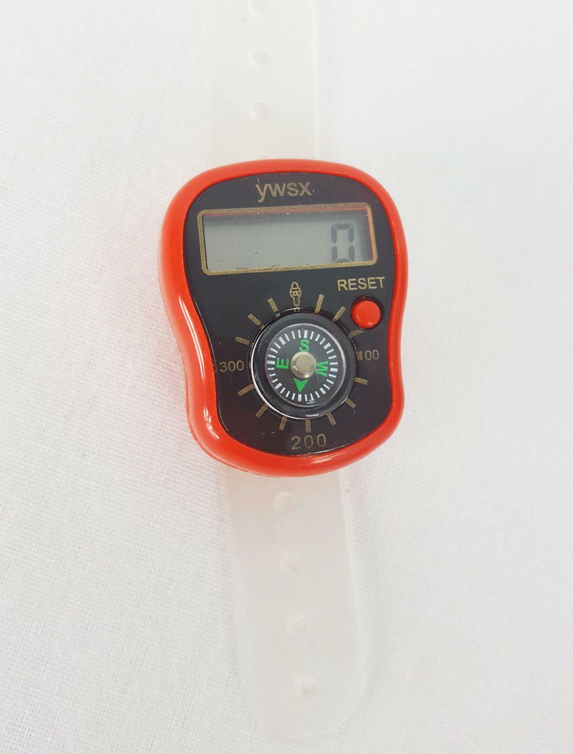 Finger Hand Held Digital 5-Digit LCD Tally Counter Tasbeeh + Compass - Arabian Shopping Zone