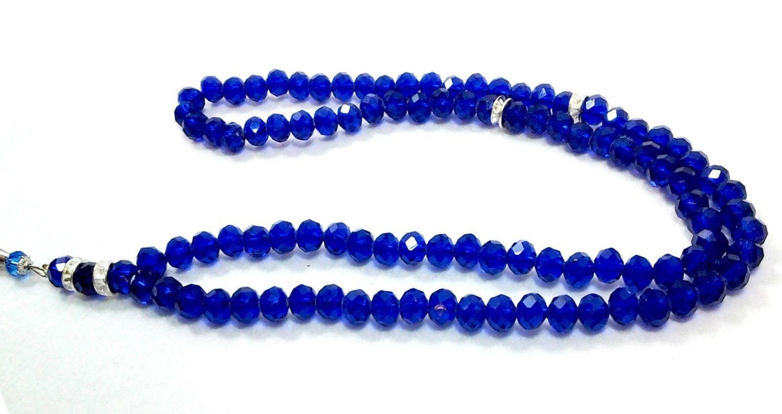 8mm Crystal Muslim Prayer Beads 99 Masbaha - Arabian Shopping Zone