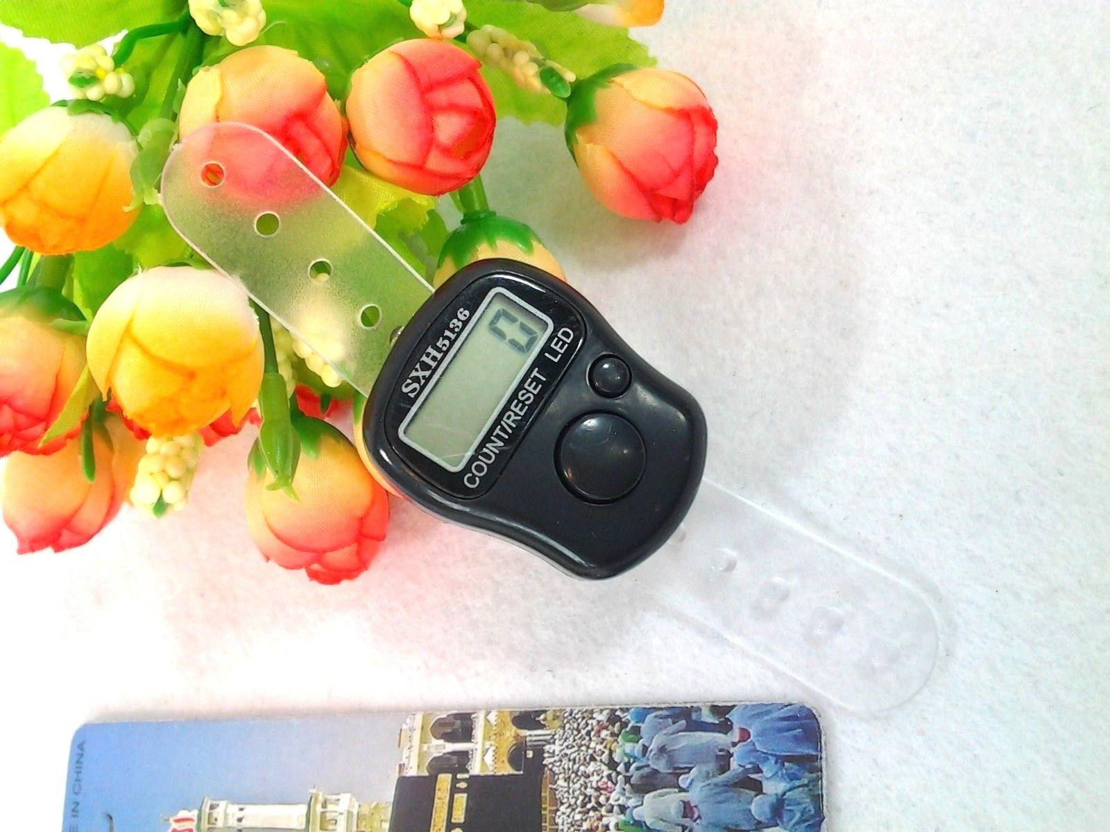 5-Digit Muslim Digital Finger Tasbeeh Counter Masbaha with LED (MiniTorch) - Islamic Shop