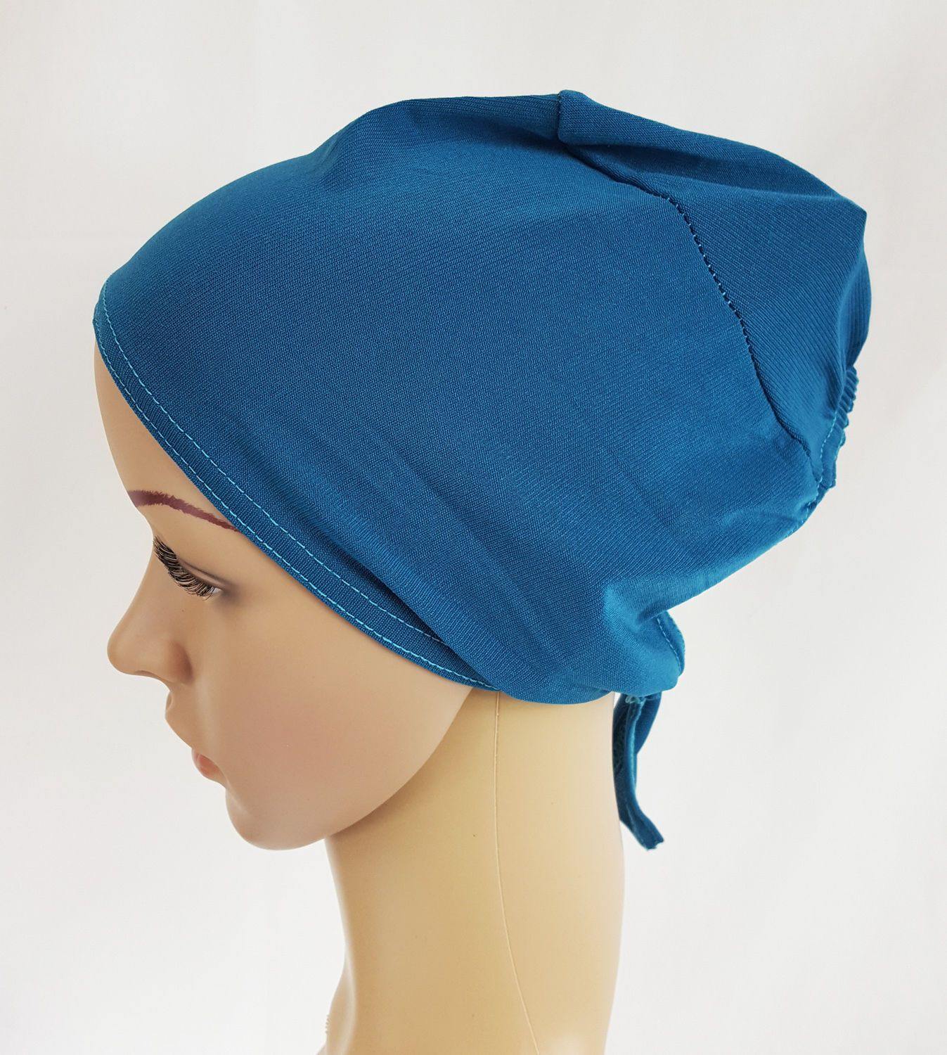 Solid Stretch TieBack UnderHijab Muslim Inner Hijab HairLoss Islamic Underscarf - Arabian Shopping Zone