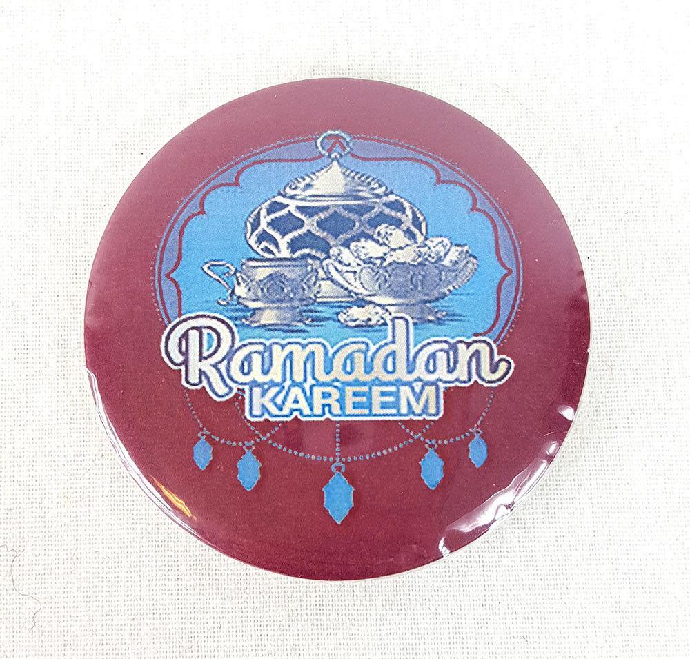 Muslim BADGE BUTTON PIN "Eid Mubarak" (Big Size 2.25inch/58mm) ISLAM GIFT - Arabian Shopping Zone