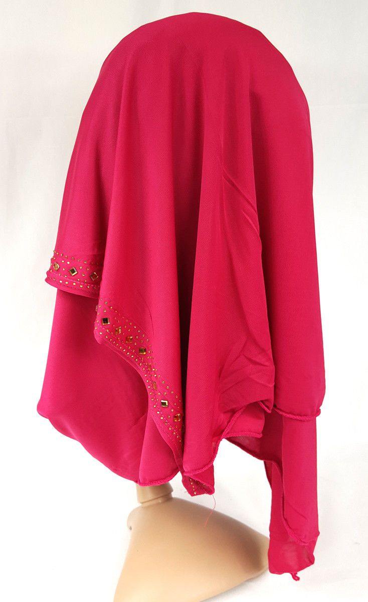 Slip On Instant Amira Style VISCOSE on-the-go Hijab Scarf ASZ0104 - Arabian Shopping Zone