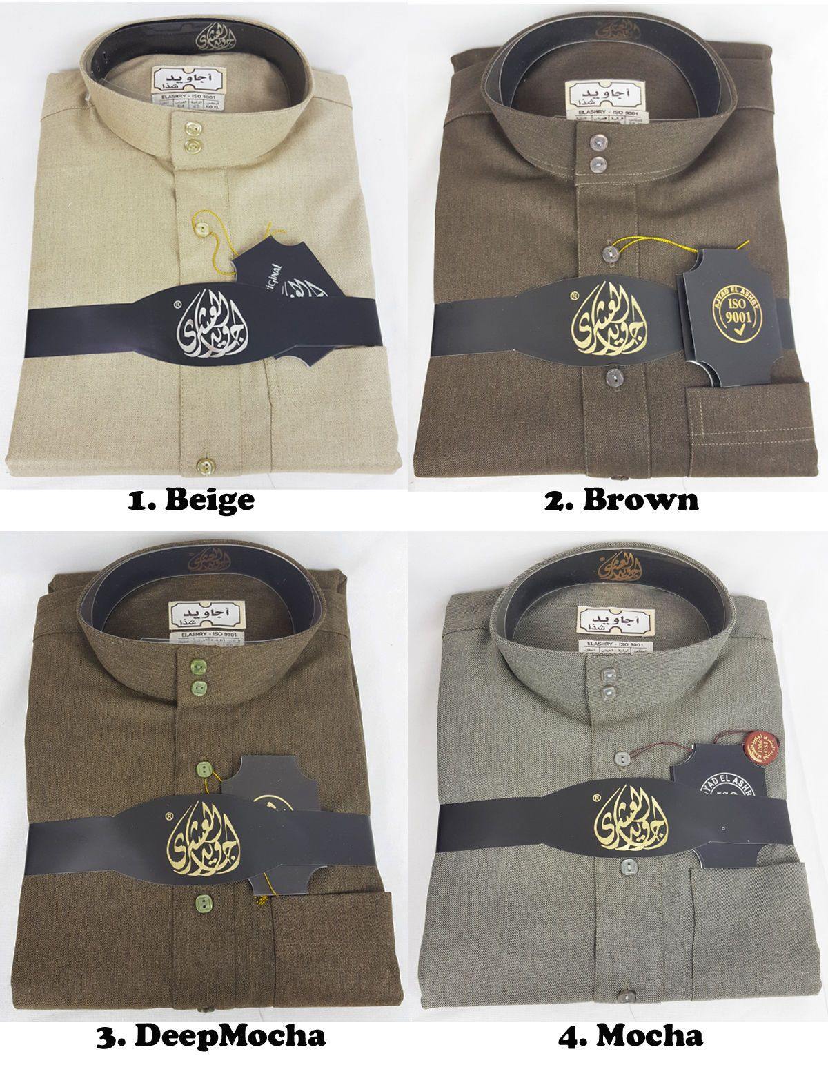 Agawid Deluxe Quality Arabian Dishdasha Winter Thobe Thoub Robe P07 - Islamic Shop