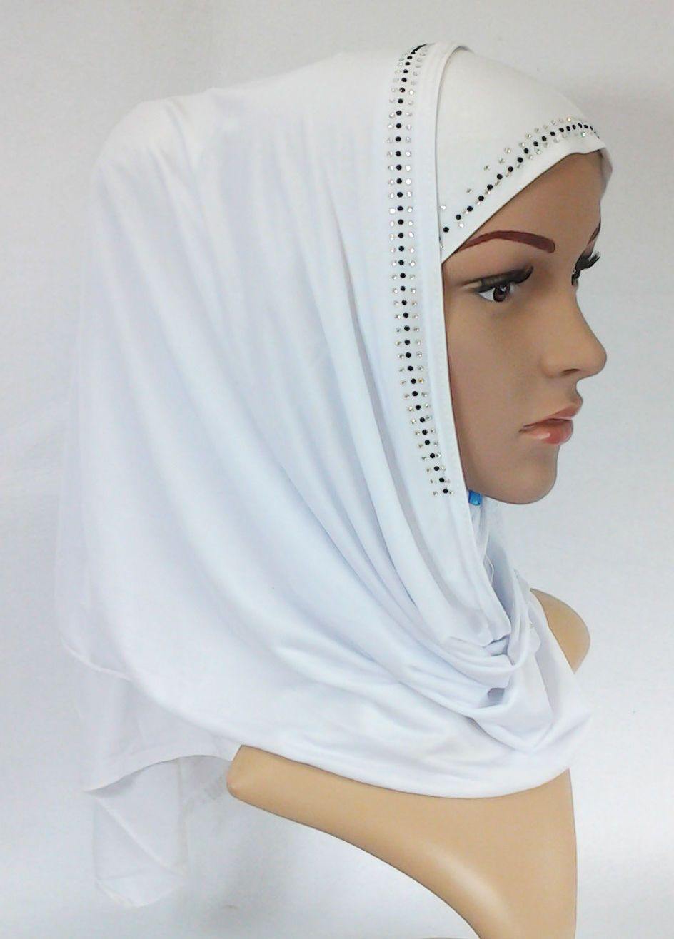 Slip On Instant Amira Style VISCOSE on-the-go Hijab Scarf ASZ0104 - Arabian Shopping Zone
