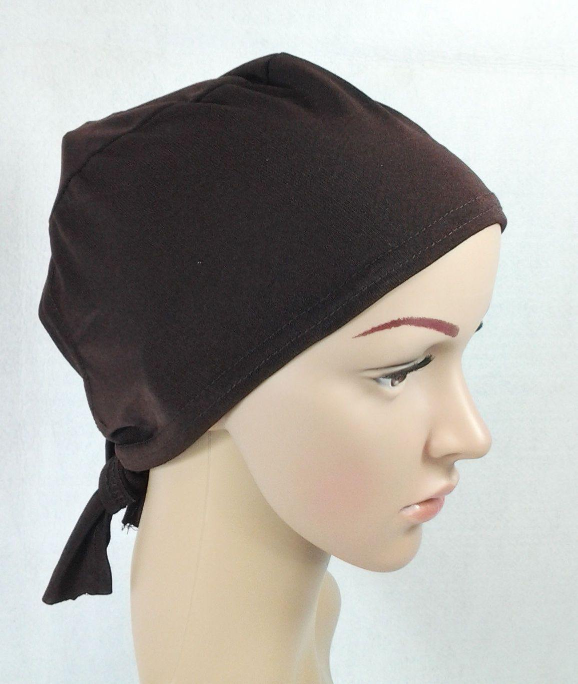 Solid Stretch TieBack UnderHijab Muslim Inner Hijab HairLoss Islamic Underscarf - Arabian Shopping Zone