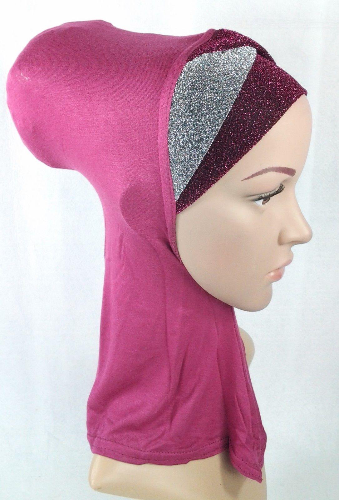 Cotton New Crossover Muslim Inner Caps Islamic Underscarf Ninja Hijab Hair Loss - Arabian Shopping Zone