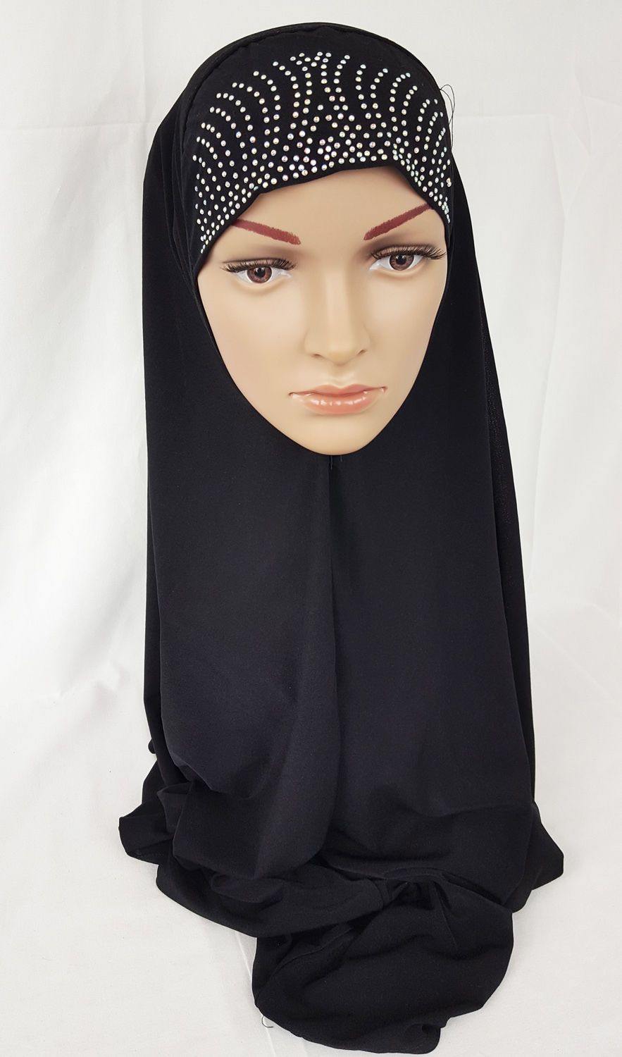 Instant Hijab Scarf Khimar One Piece Abaya Jilbab Al Amira Hijab - Arabian Shopping Zone