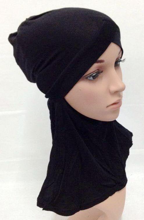 V-Shape Modal Cotton Muslim Women Inner Hijab Caps Islamic Underscarf - Arabian Shopping Zone