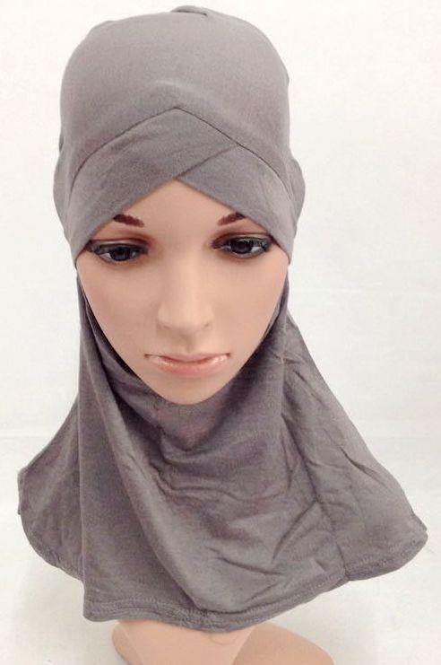 V-Shape Modal Cotton Muslim Women Inner Hijab Caps Islamic Underscarf - Arabian Shopping Zone