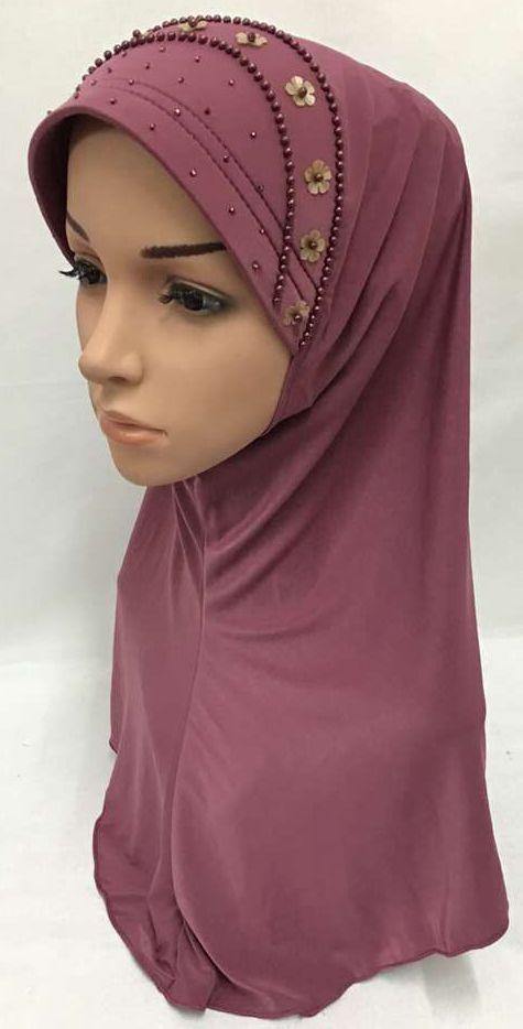 Summer LightWeight Lycra Slip-on Muslim Hijab Islamic Scarf Shawls - Arabian Shopping Zone