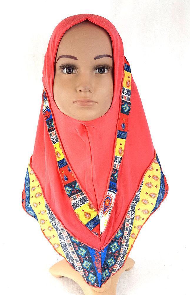 NEW Crystal Hemp Kids Toddler Children Islamic Hijab Islamic Scarf Shawls 3-8T - Arabian Shopping Zone
