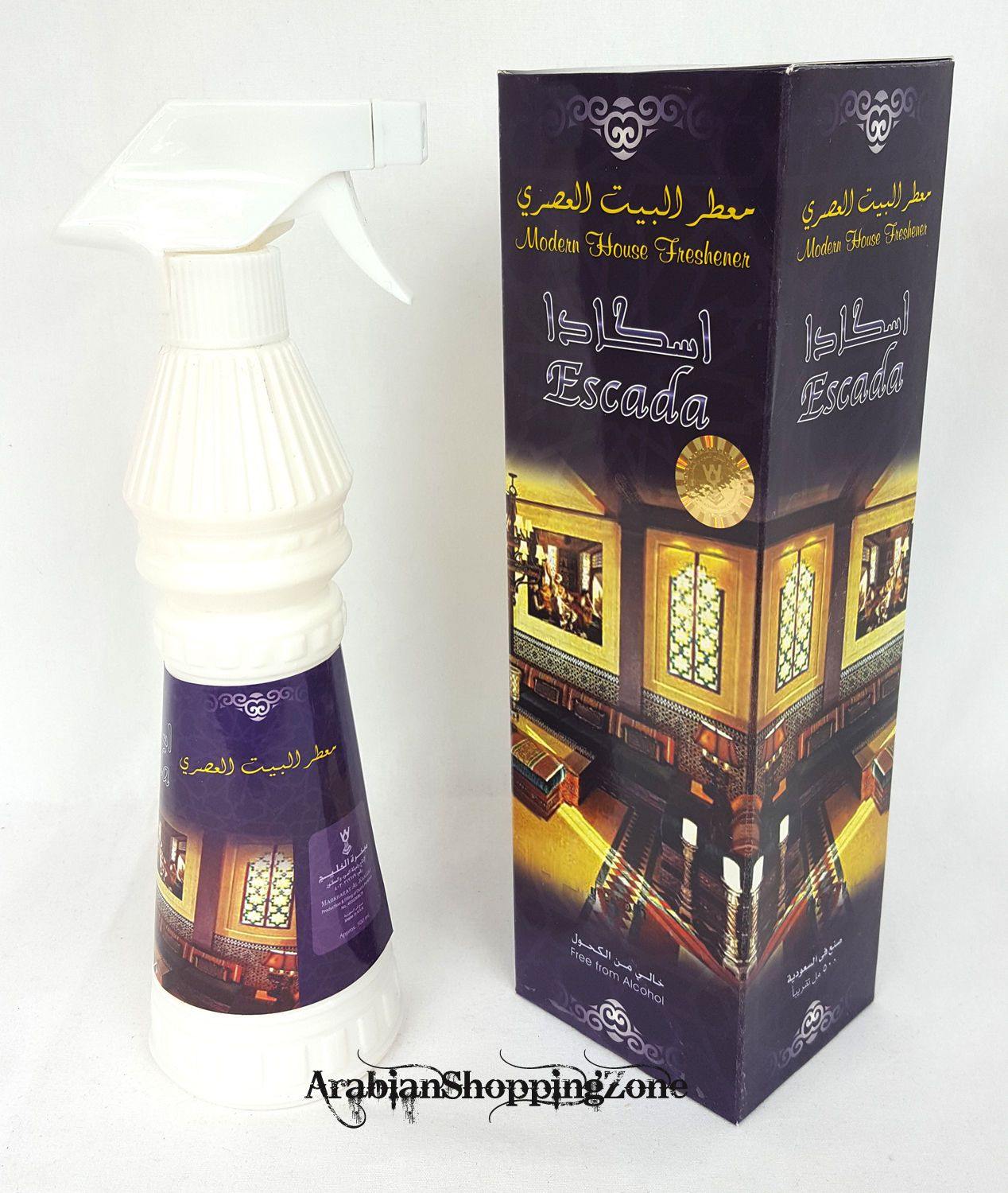 Mabkharat Al-KHALEEJ Air Freshener Spray 500ml Arab Fragrance Base - Arabian Shopping Zone