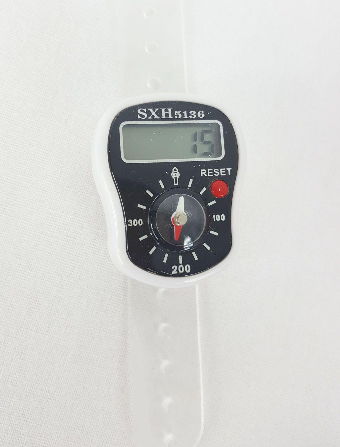 Finger Hand Held Digital 5-Digit LCD Tally Counter Tasbeeh + Compass - Arabian Shopping Zone