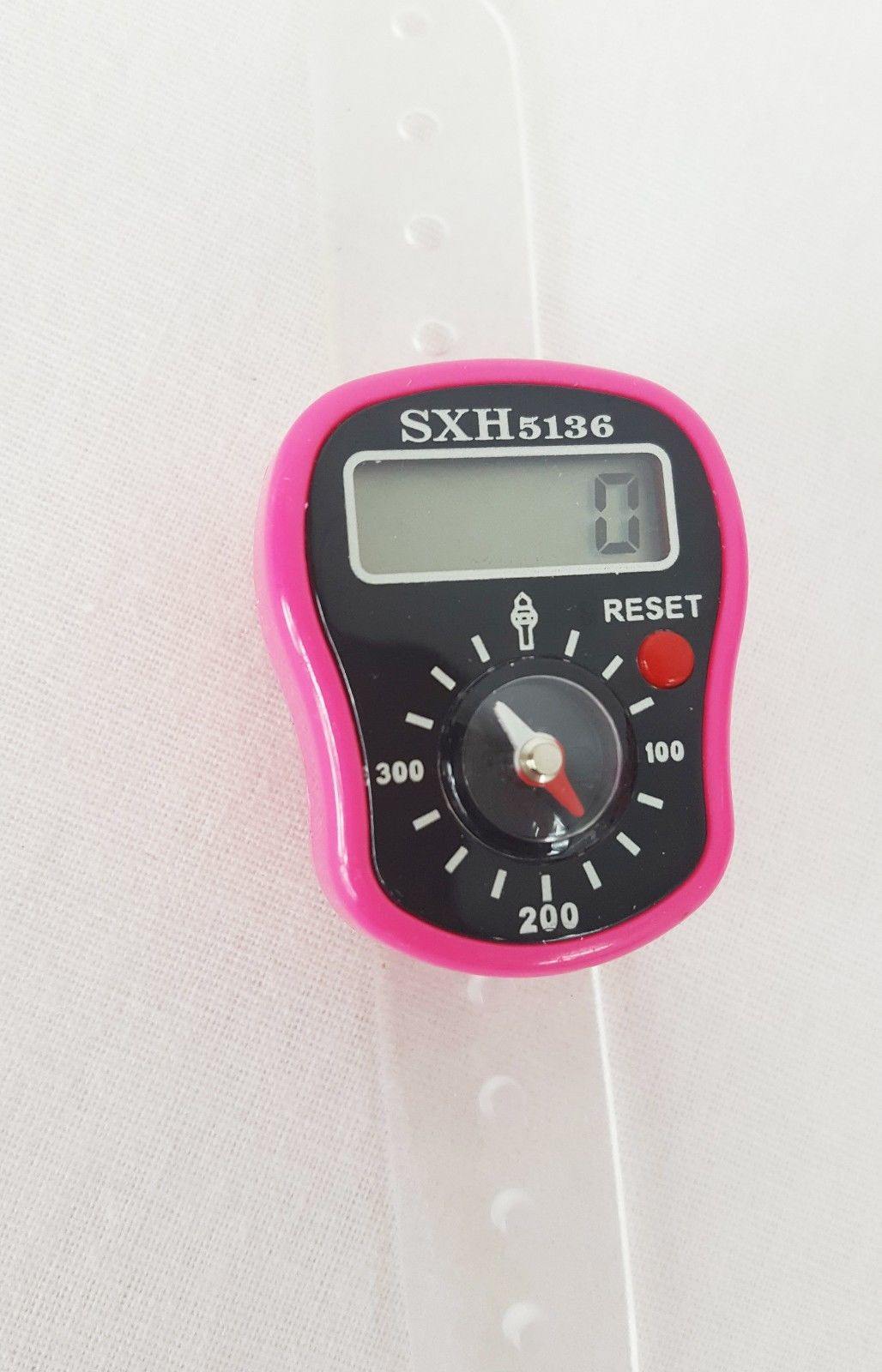 Finger Hand Held Digital 5-Digit LCD Tally Counter Tasbeeh + Compass - Arabian Shopping Zone