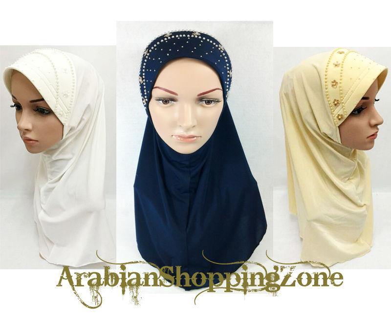 Summer LightWeight Lycra Slip-on Muslim Hijab Islamic Scarf Shawls - Arabian Shopping Zone
