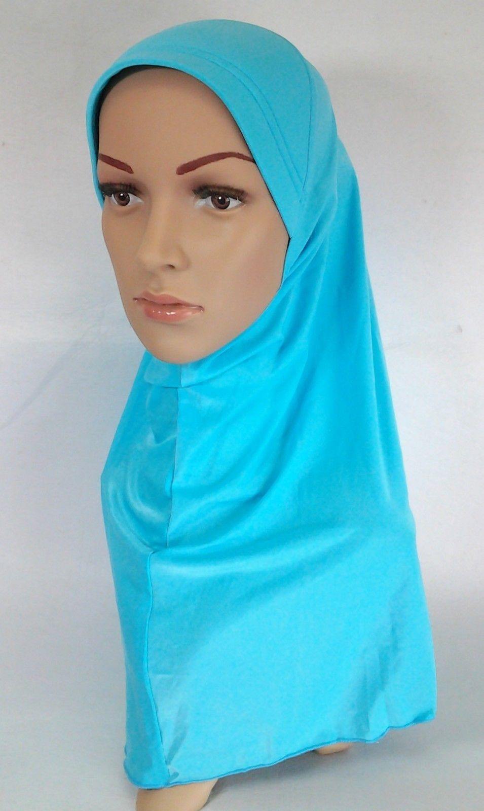 Viscose Ice Silk High Quality Muslim Hijab Islamic Amira Headwear - Arabian Shopping Zone