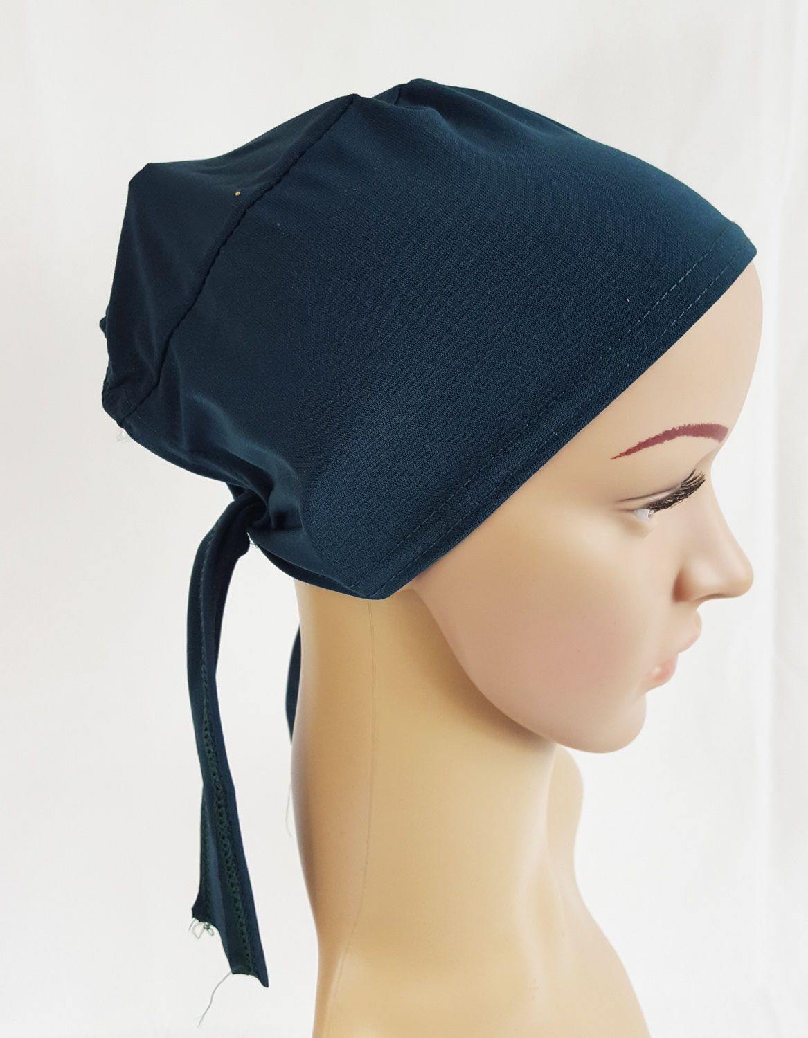 Solid Stretch TieBack UnderHijab Muslim Inner Hijab HairLoss Islamic Underscarf - Arabian Shopping Zone