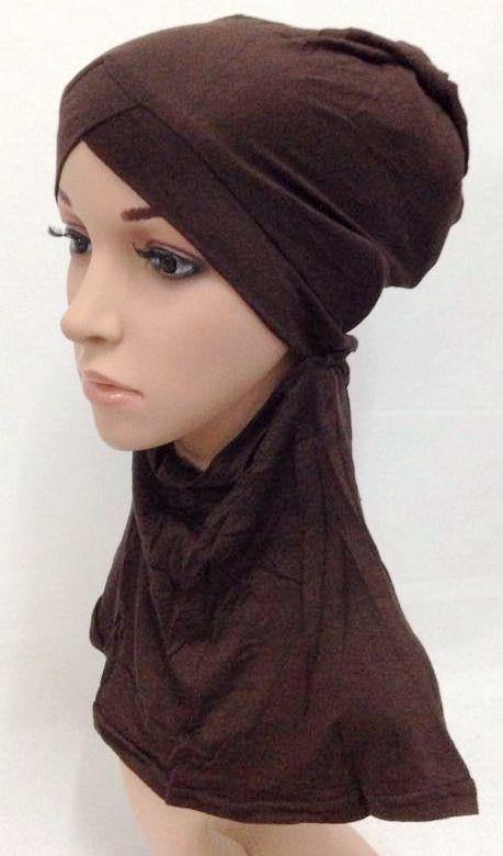 V-Shape Modal Cotton Muslim Women Inner Hijab Caps Islamic Underscarf - Arabian Shopping Zone