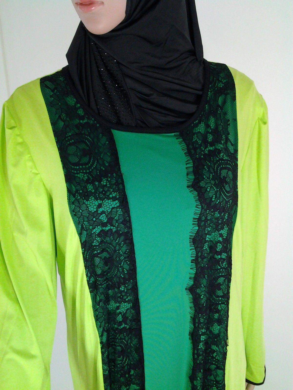 Cotton Kaftan Islamic Abaya Jilbab Long Sleeve HSZ10017 (US12/14EU42/44UK16/18) - Arabian Shopping Zone