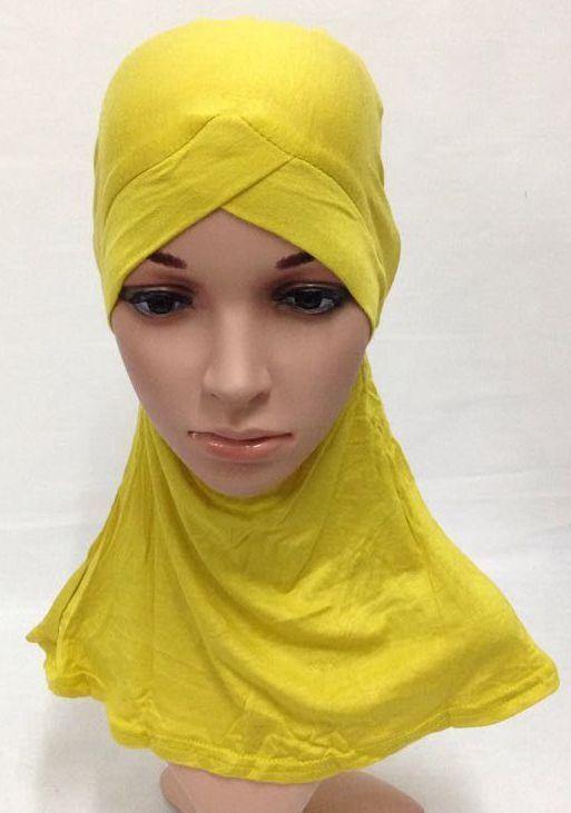 V-Shape Modal Cotton Muslim Women Inner Hijab Caps Islamic Underscarf - Arabian Shopping Zone