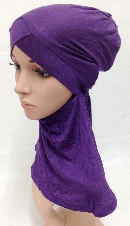 V-Shape Modal Cotton Muslim Women Inner Hijab Caps Islamic Underscarf - Arabian Shopping Zone