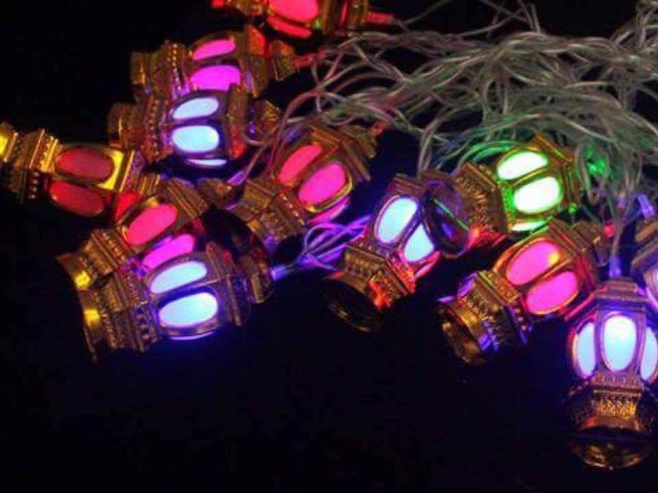 RAMADAN EID LANTERN LIGHTS 4M MULTICOLOURED STRING LIGHTS - Arabian Shopping Zone