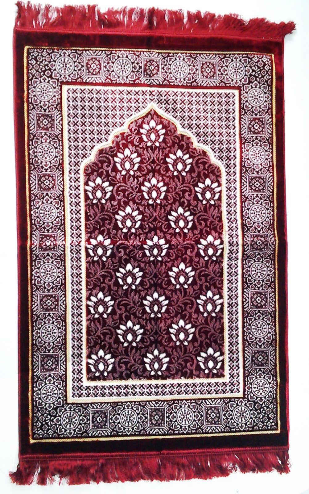 IPEC Turkish Velvet Prayer Rug- Heavy Duty - Arabian Shopping Zone