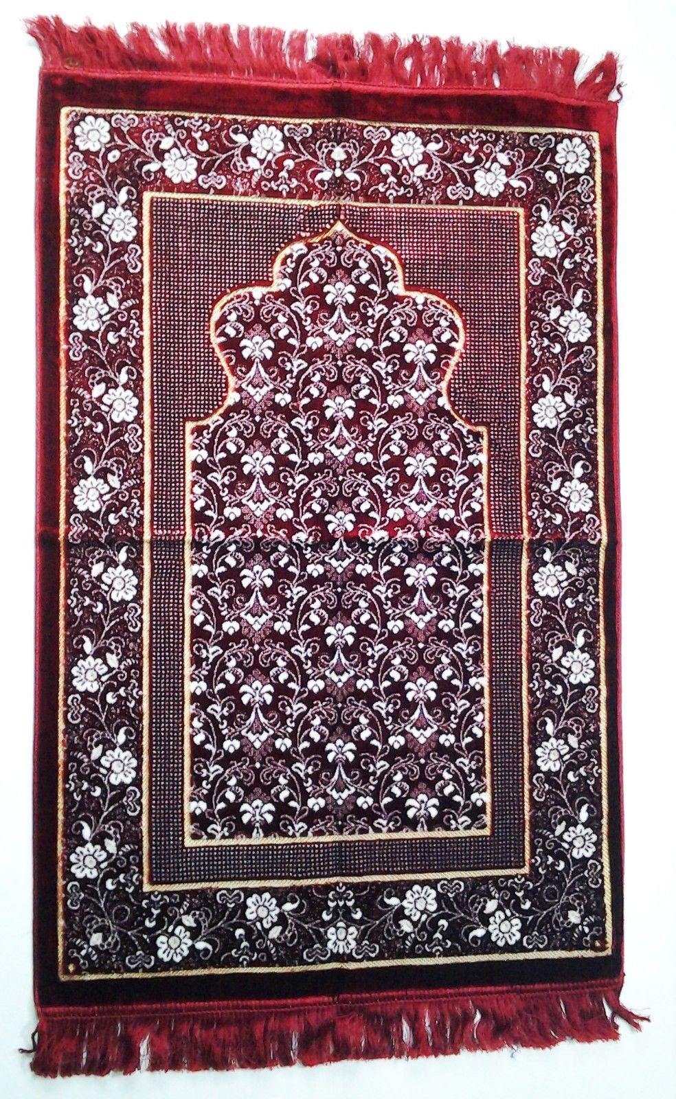 IPEC Turkish Velvet Prayer Rug- Heavy Duty - Arabian Shopping Zone
