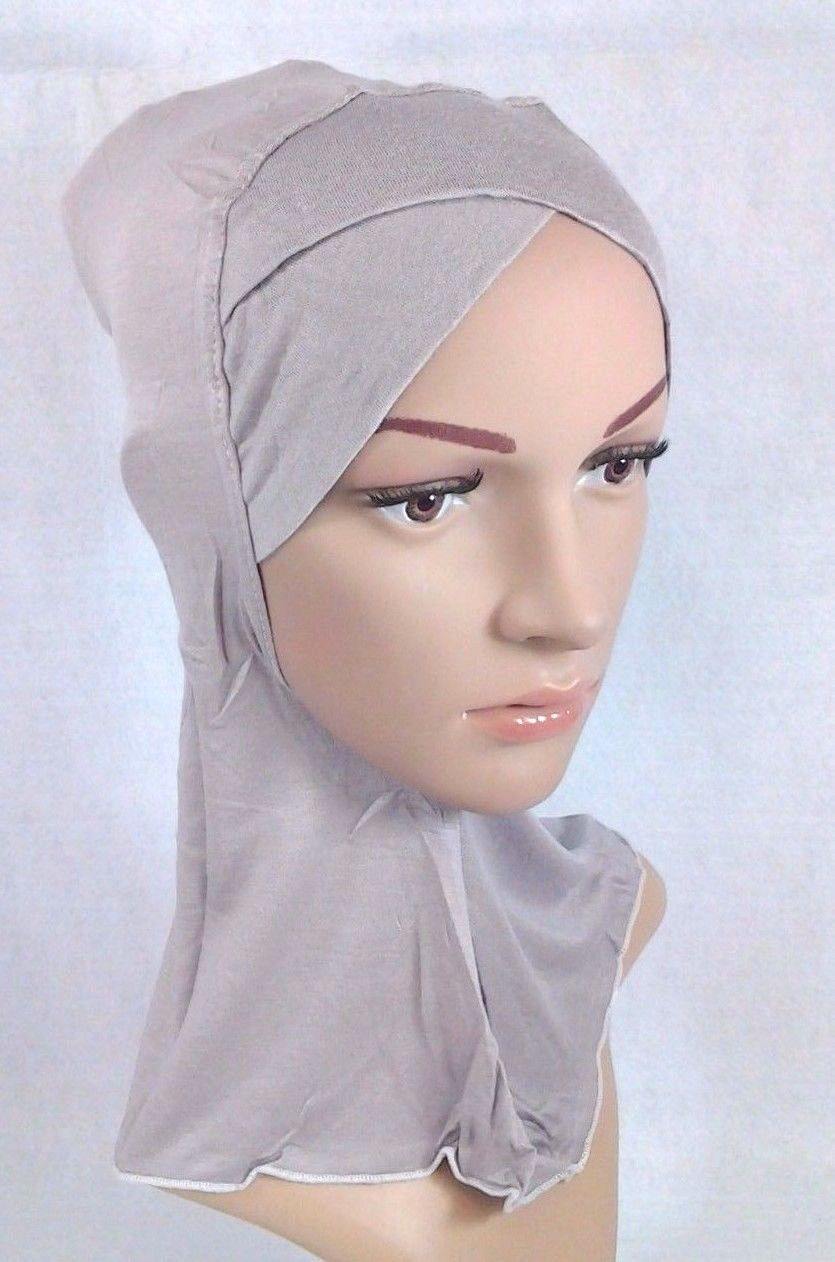 Fashion Cotton Muslim InnerHijab Cap NEW Cross-Forehead Islamic Underscarf/Hijab - Arabian Shopping Zone
