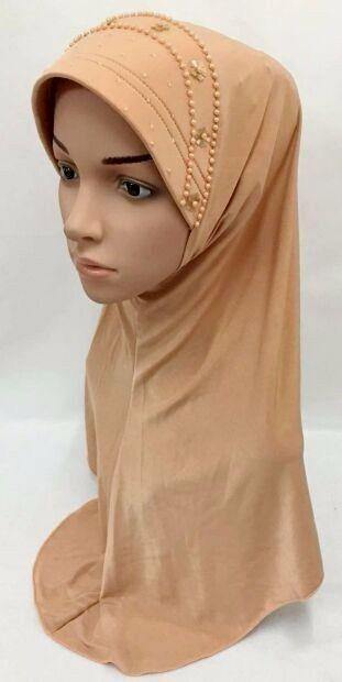 Summer LightWeight Lycra Slip-on Muslim Hijab Islamic Scarf Shawls - Arabian Shopping Zone