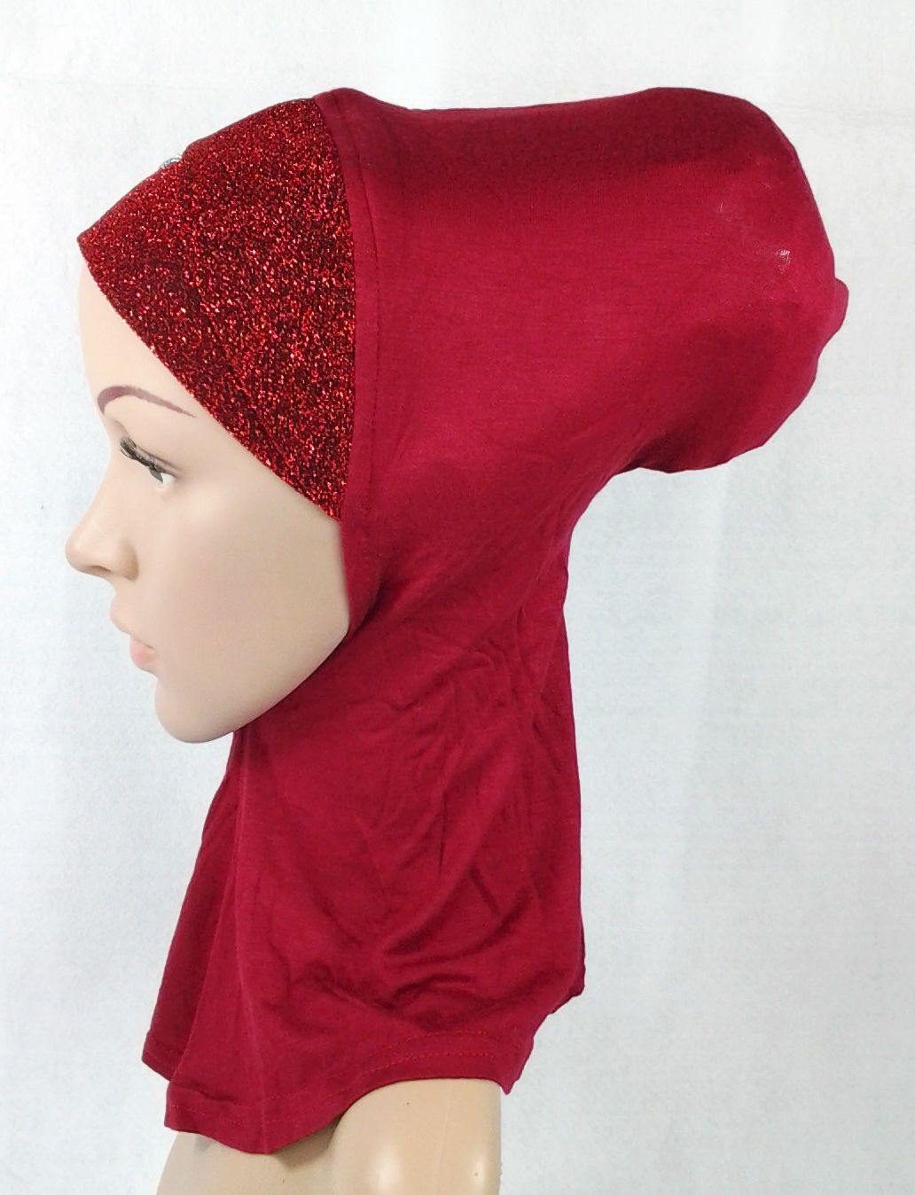 Cotton New Crossover Muslim Inner Caps Islamic Underscarf Ninja Hijab Hair Loss - Arabian Shopping Zone