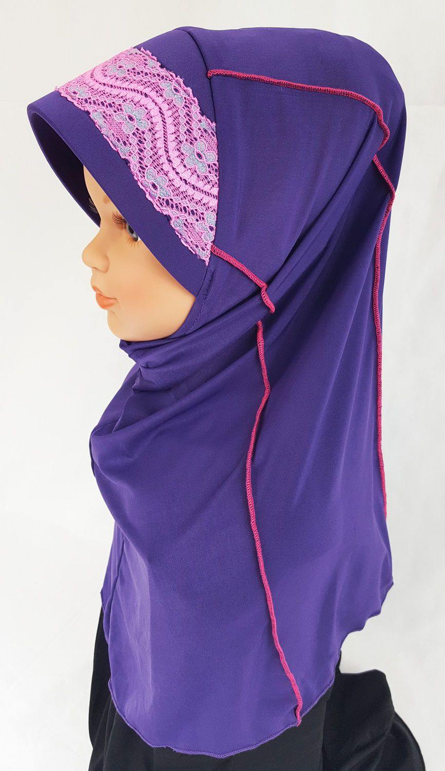 NEW Viscose Baby Kids Children Hijab Islamic Scarf Shawls 3-6T - Arabian Shopping Zone