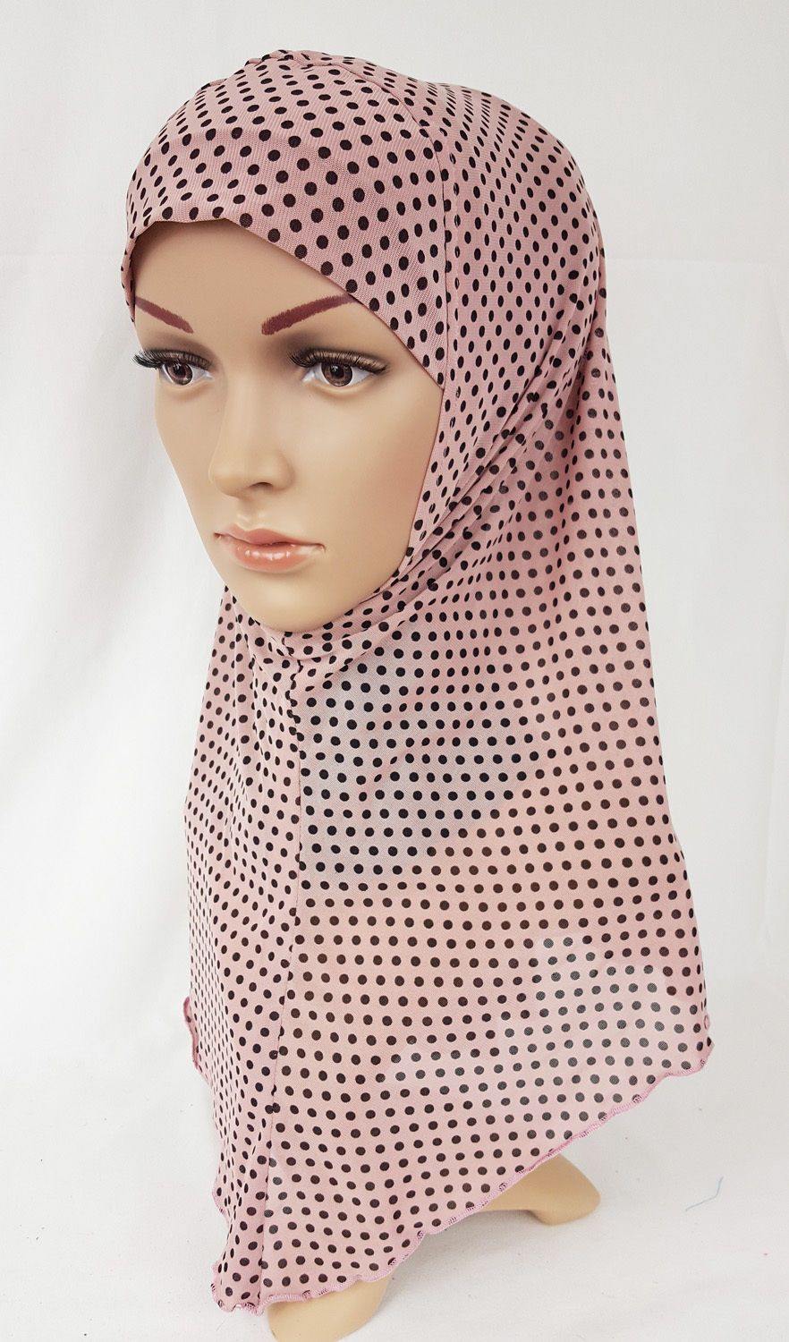 Summer Muslim Hijab Islamic Soft Mesh Hijab/MaxiScarf/ Wrap/Shawl/Slip-on - Arabian Shopping Zone