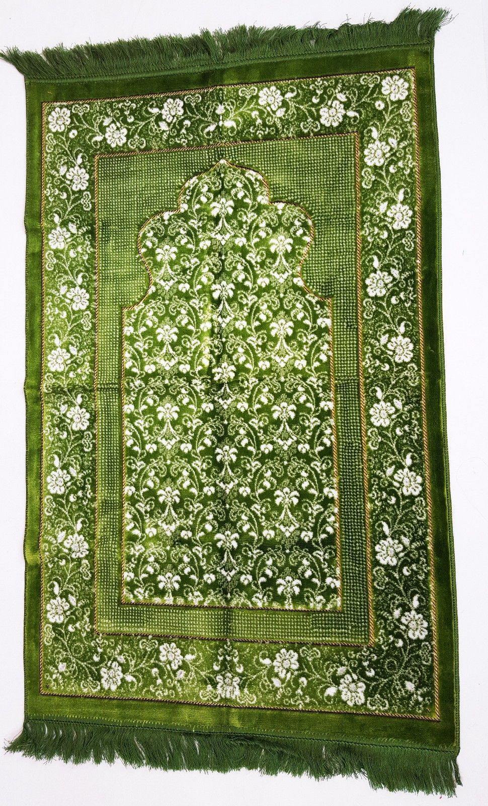 Turkish Soft Islamic Muslim Prayer Rug Namaz Carpet 1.65lbs (43*27inch) - Arabian Shopping Zone