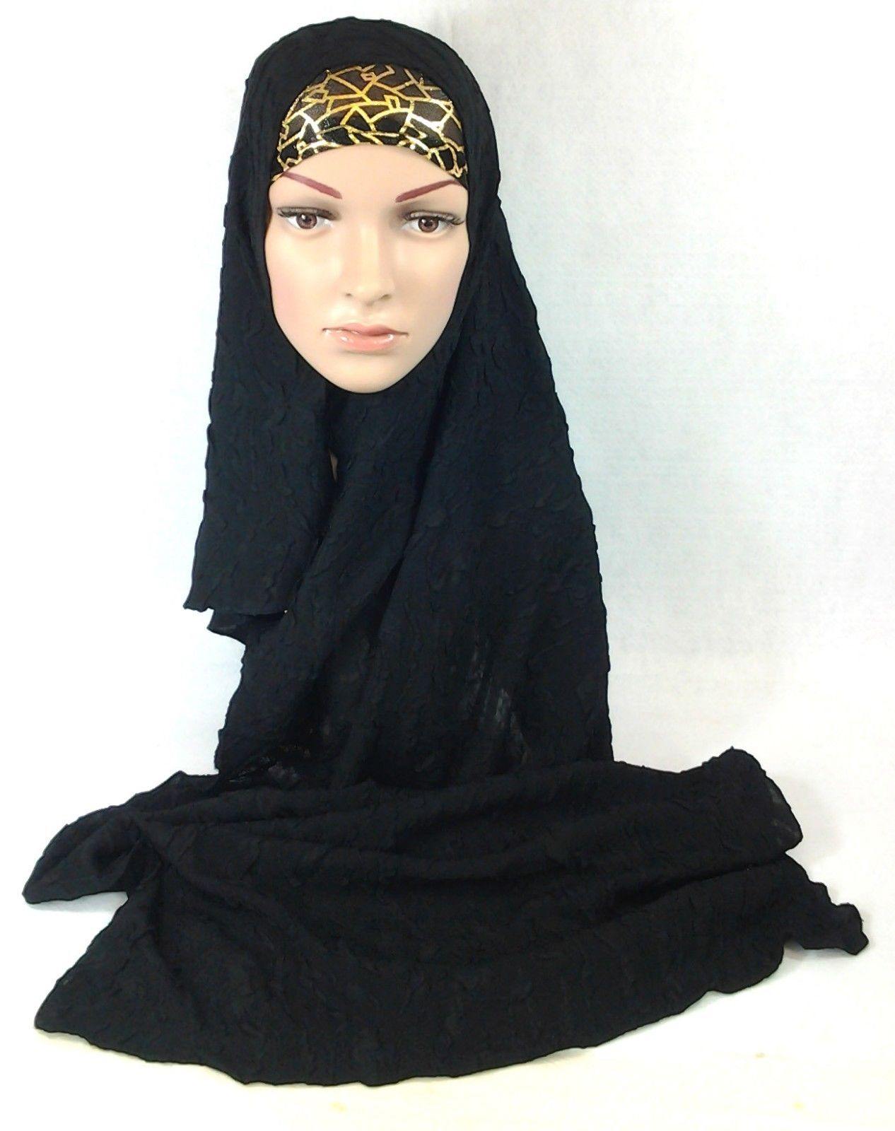Muslim Hijab Islamic Scarf Shawls Arab Headwear - Arabian Shopping Zone