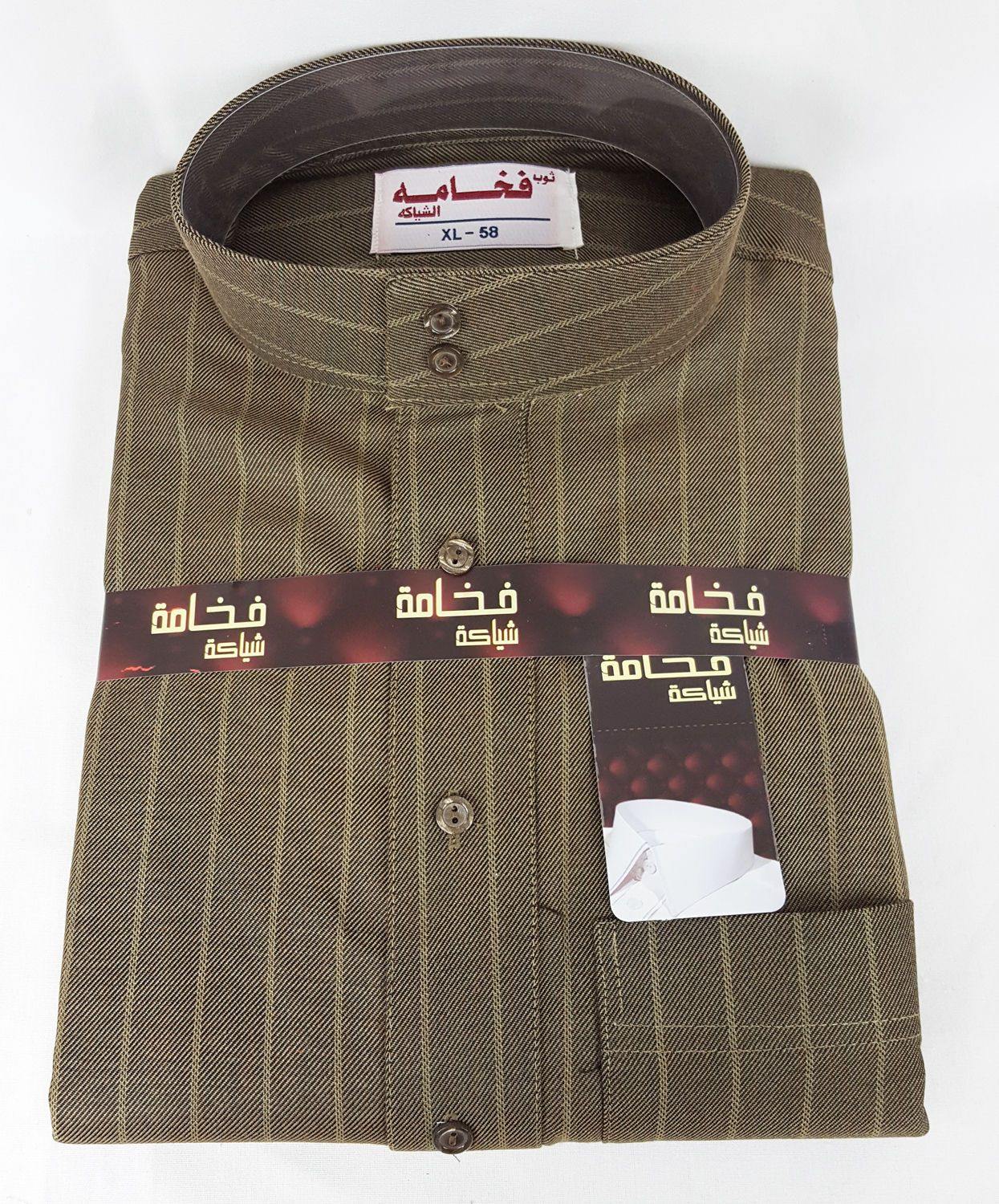 58/60/62XL SaudiArabian Dishdasha HighQuality Winter Thobe Thoub Robe - Islamic Shop