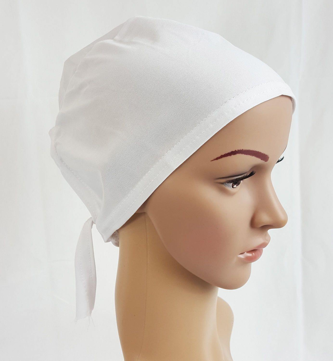 Solid Stretch TieBack UnderHijab Muslim Inner Hijab HairLoss Islamic Underscarf - Arabian Shopping Zone