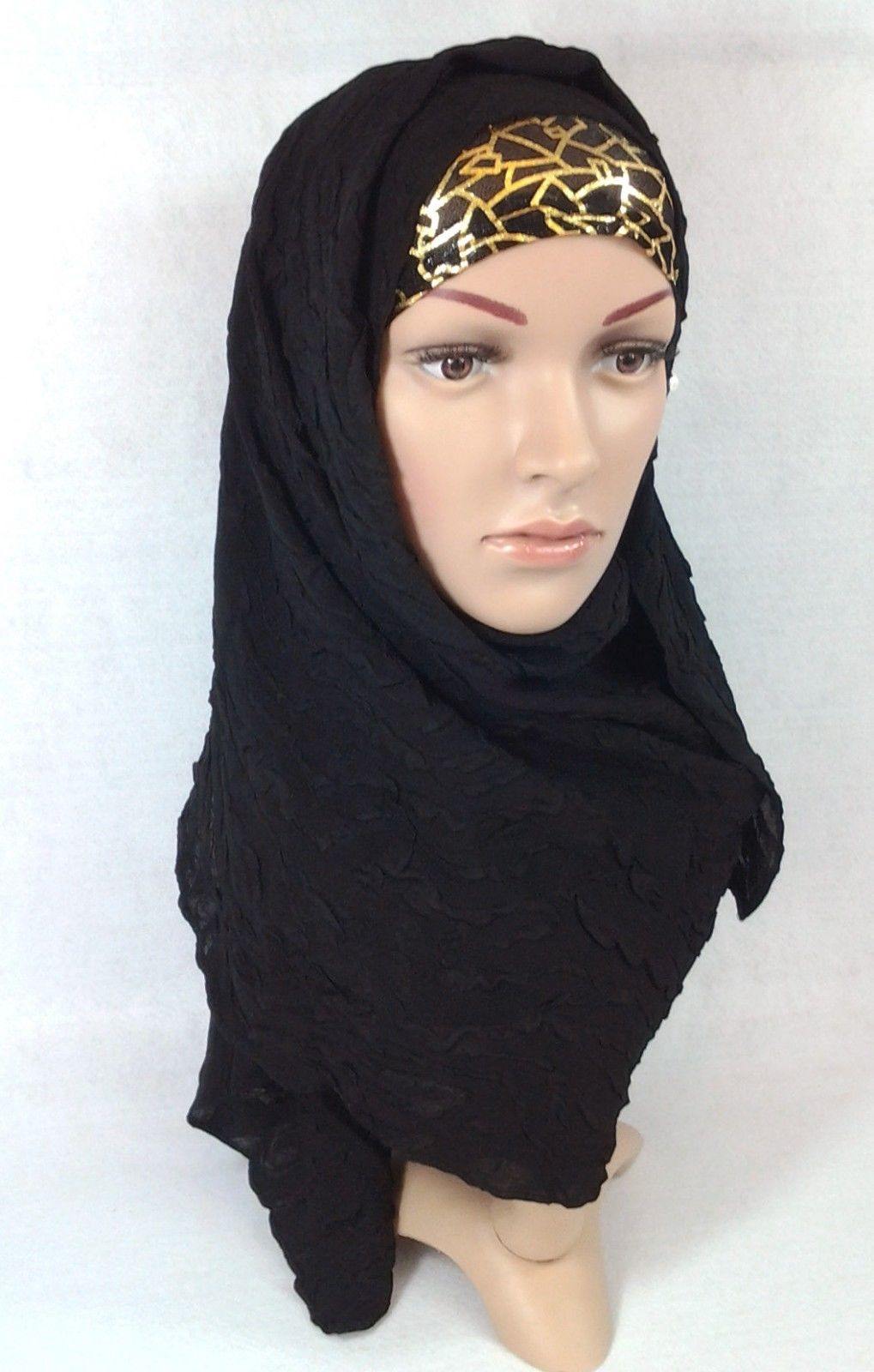 Muslim Hijab Islamic Scarf Shawls Arab Headwear - Arabian Shopping Zone