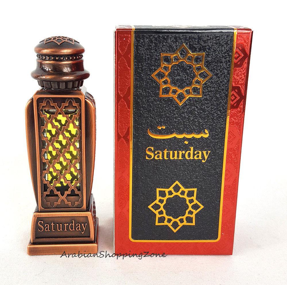 Saturday Arabian Spicy Fruity Floral Saffron Ambery 15ml by Al Haramain - Arabian Shopping Zone