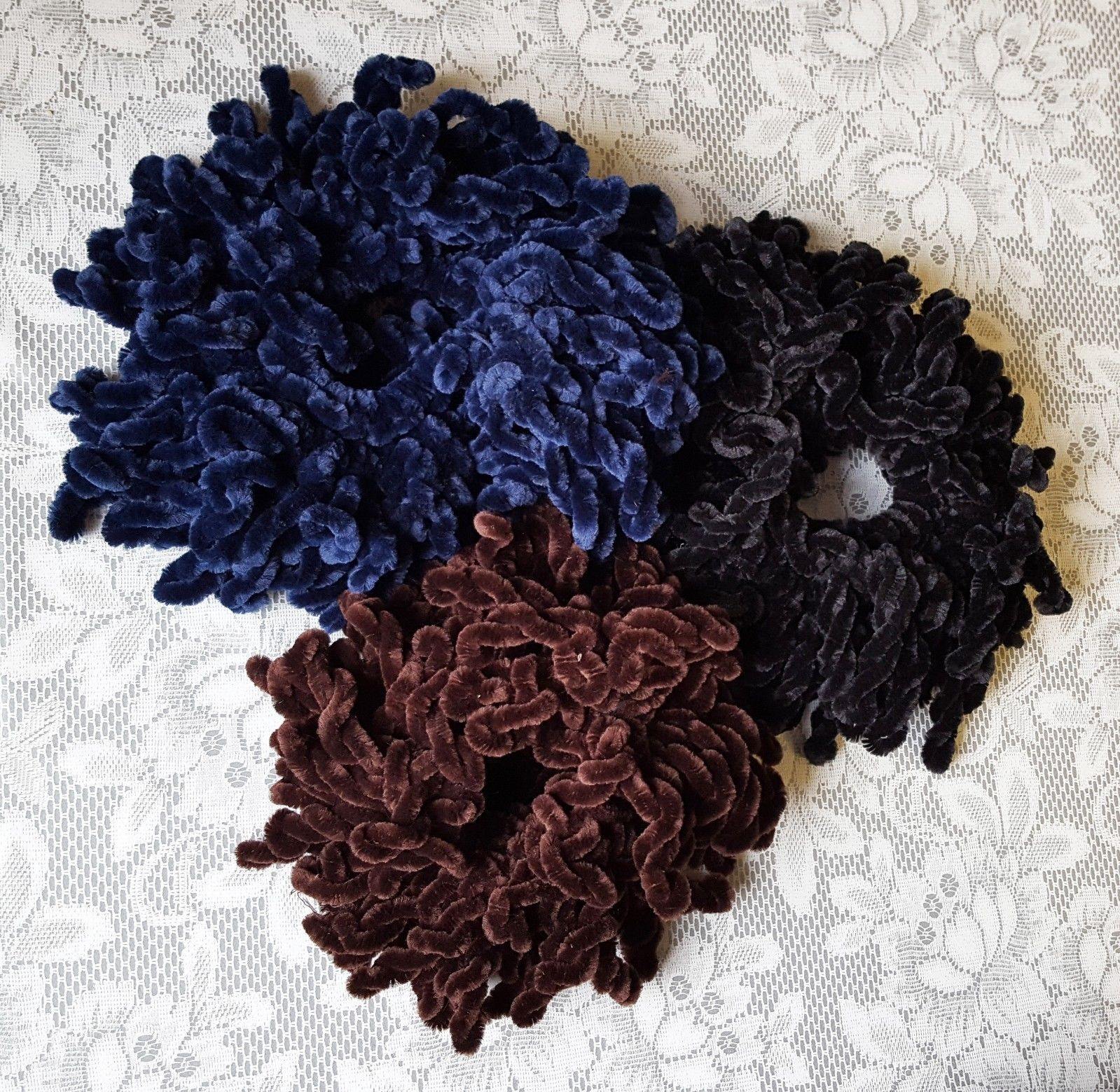 Hijab Khaleeji Volumizer Velvet Scrunchie Large Maxi Flower Hair Tie Bun Scarf - Arabian Shopping Zone