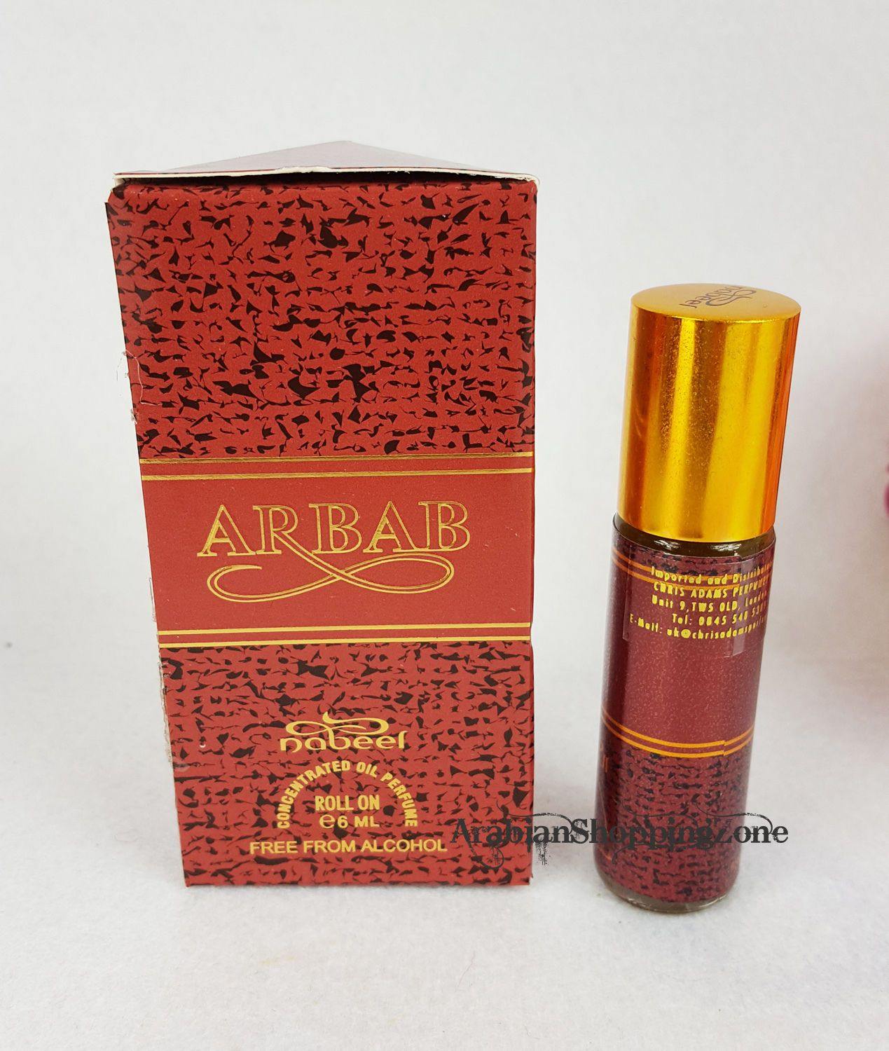 Concentrated Nabeel Perfume Oil Attar Parfüm Parfum Musk/OUD Roll-on 6ML - Arabian Shopping Zone