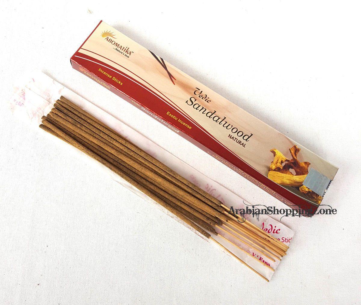 Vedic Aromatika Natural Incense Sticks 8" - 12 sticks Encens - Arabian Shopping Zone