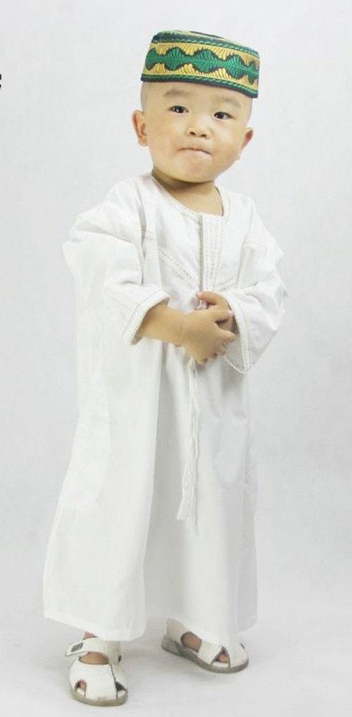 Muslim Thobe 2-12T Imarati (Khaliji) Style - Arabian Shopping Zone
