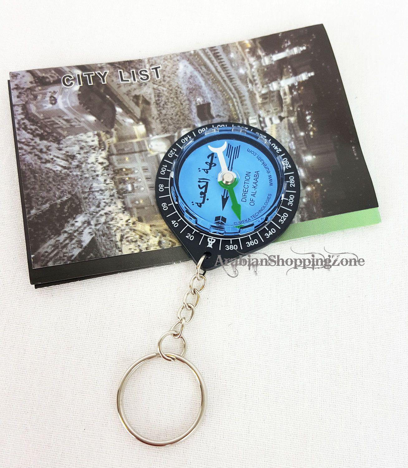 Keyring Qibla Finder Qibla Compass Direction Finder Mecca Islamic - Arabian Shopping Zone