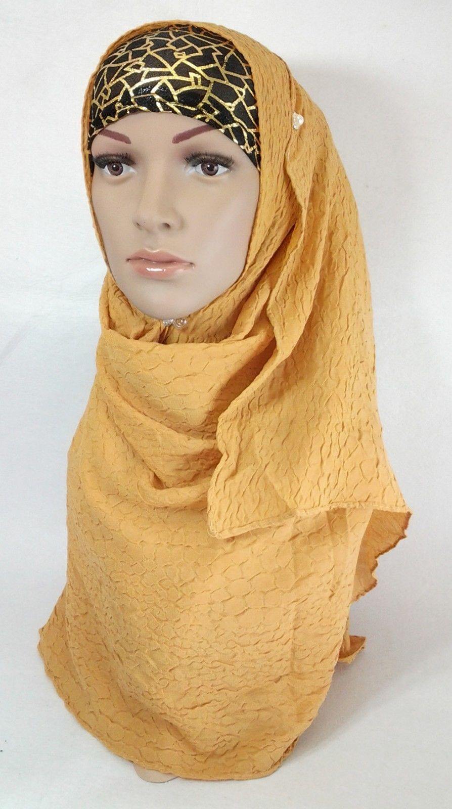 Muslim Hijab Islamic Scarf Shawls Arab Headwear - Arabian Shopping Zone